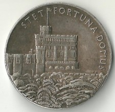 United Kingdom beautiful Medal 1935 George and Mary Jubilee Silver .925