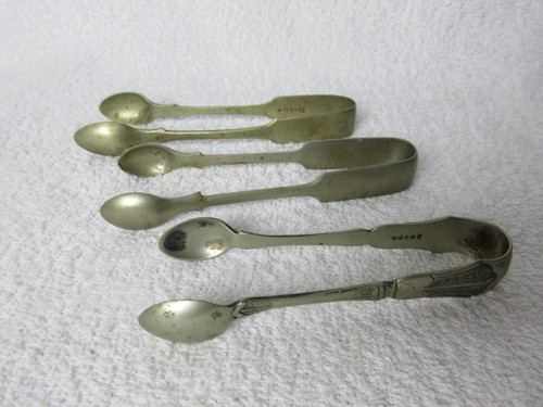 Pairs vintage epns sugar - of,