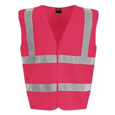 Kids Hi-Vis Waistcoat Vest High Visibility Uniform Reflective Safety Boy Girl