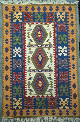 Turkish kilim rug wool x - turkish,