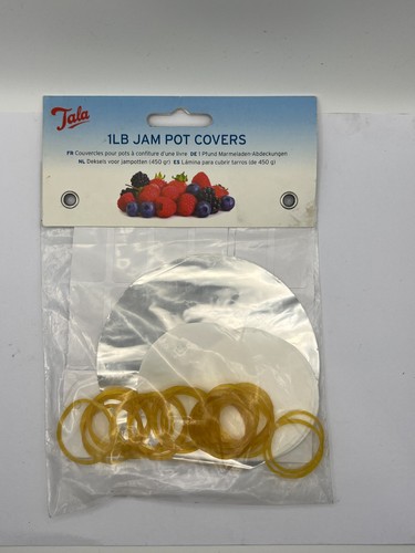 Jam pot covers clear 1lb - pot,