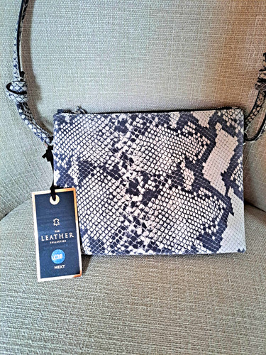 Next leather python snakeskin - leather,