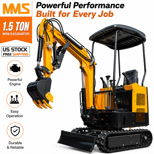 2026 5ton mini excavator - 1.5ton,