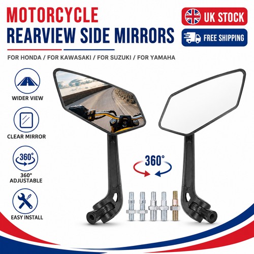 Motorcycle rear view mirrors - motorcycle,