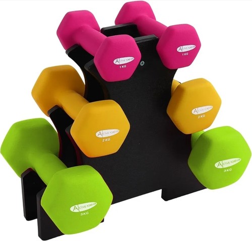 Neoprene dumbbells set 1kg 2kg - neoprene,