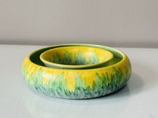 Vintage Ceramic vase  Bowl Set
