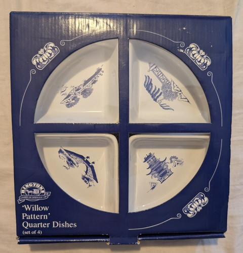 Ringtons willow pattern - ringtons, "willow