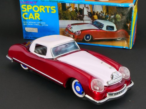 753 lucky sports car tin - sports,