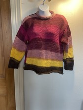 Hand Knitted Chunky Oversized Sweater Size M