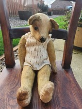 Antique Straw Filled Teddy