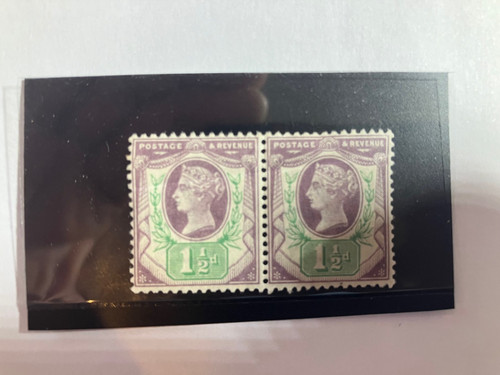 Queen victoria 2d purple - queen, 1/2d