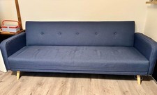 Made.com Blue 3-Seater Sofa