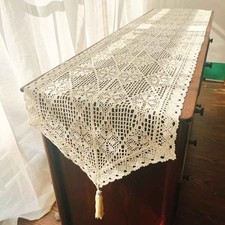 38x100 Vintage Hand Crochet