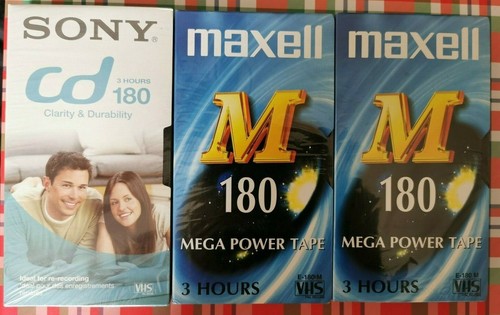 Vhs video tapes - x, maxwell