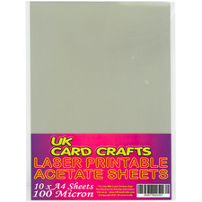 Laser Printable A4 Acetate