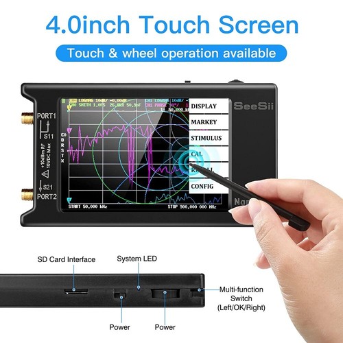 Nanovna lcd display - nanovna-h4, 4"