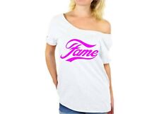 Fame off the shoulder white t