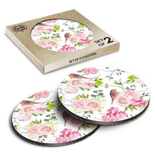 Boxed round coasters - 2,