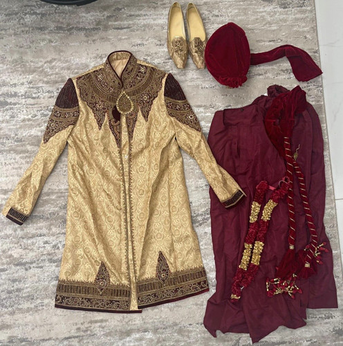 Men gold embroidered - men's,