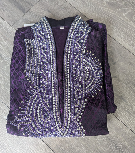 Men purple embroidered - men’s,