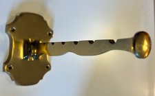 Vintage Brass Folding drop down Coat hanger Hook