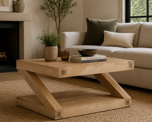 Solid oak z - 3, coffee