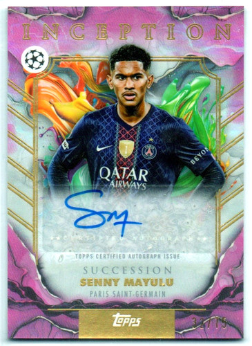 Senny mayulu topps - topps, inception