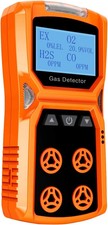 Portable Gas Detector, 4 in 1