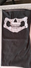 Skull Skeleton Neck Tube Warmer Face Mask Scarf Snood Motorcycle Motorbike Bike