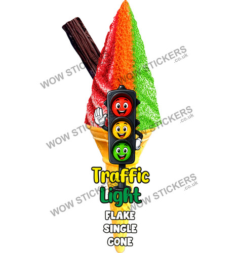 Ice cream van sticker - ice,