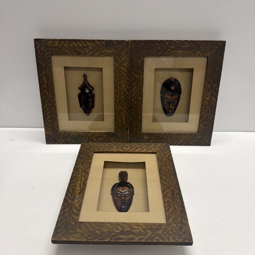 Tribal wooden mask - wooden,