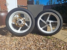 Aprilia RSV Mille Front and Rear wheels 1998 - 2003 - White