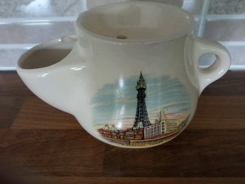 Blackpool tower shaving - shaving, mug