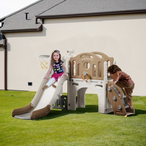 Large castle toddler slide - large,