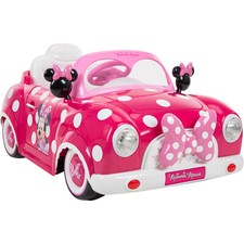 #OUTLET#HUFFY Disney Minnie Convertible Car Electric Children's Ride-on (17611W)