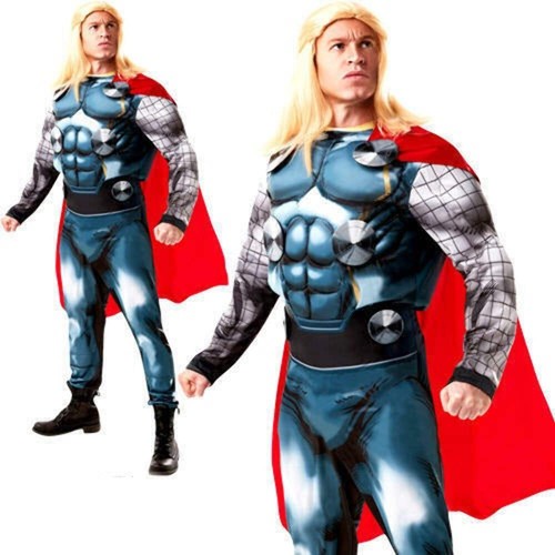 Deluxe thor costume mens wig - thor,