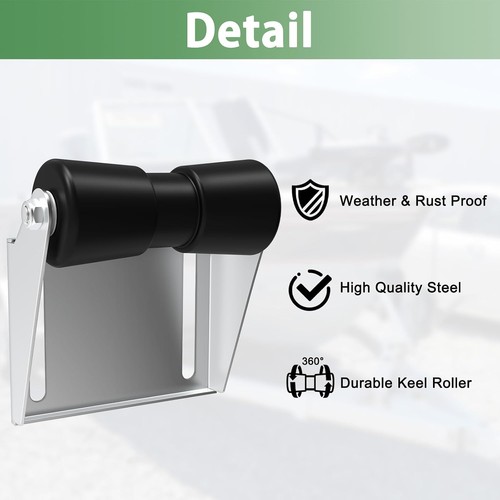 Boat trailer keel - boat, roller
