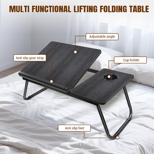 Folding laptop table - table, tray