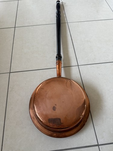 Antique copper bed - antique, warming