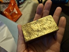 18th Century Dutch Tobacco Snuff Box Embossed with images on every side
