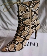New beige snake print stiletto