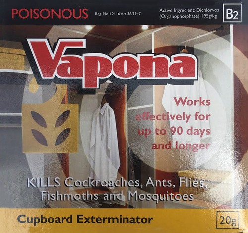Vapona cupboard exterminator - vapona,