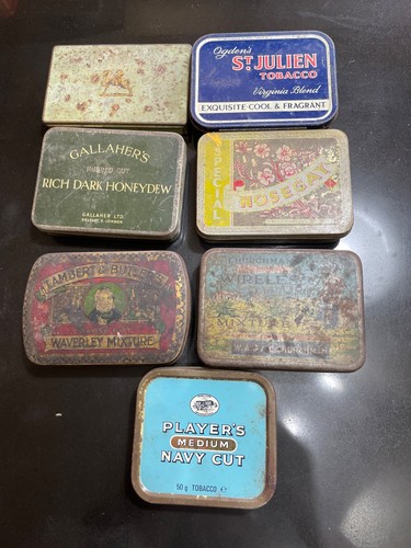 Tobacco tins etc - job, lot