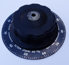 Vintage VARIAC Small Knob Variable Rotary Transformer Control 4" / 10cm REGAVOLT