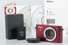 "Shutter count 994" Nikon 1 J3 Red 14.2 MP Mirrorless Digital Camera Body