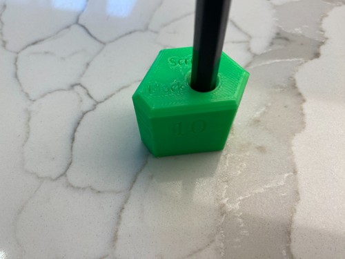 Pack scribing block - of, tool