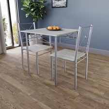 Roslyn Dining Table & Chairs 2 Seater Dining Set Kitchen Home Furniture