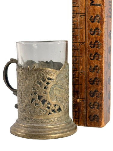 Antique tea glass - tea, holder