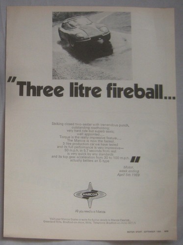 1969 marcos litre original - 1969,