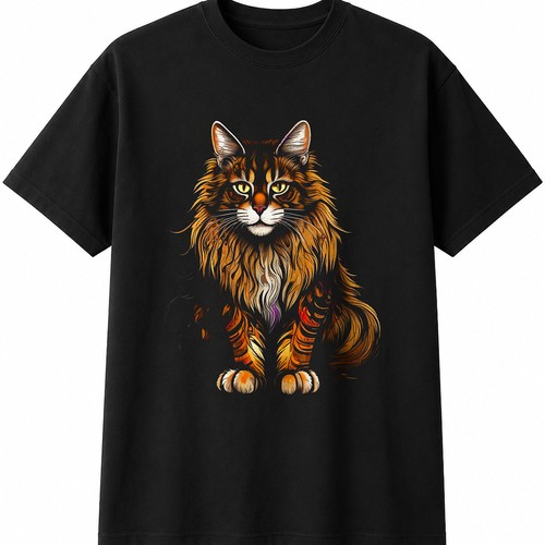 Tattoo maine coon cat - cat, lover